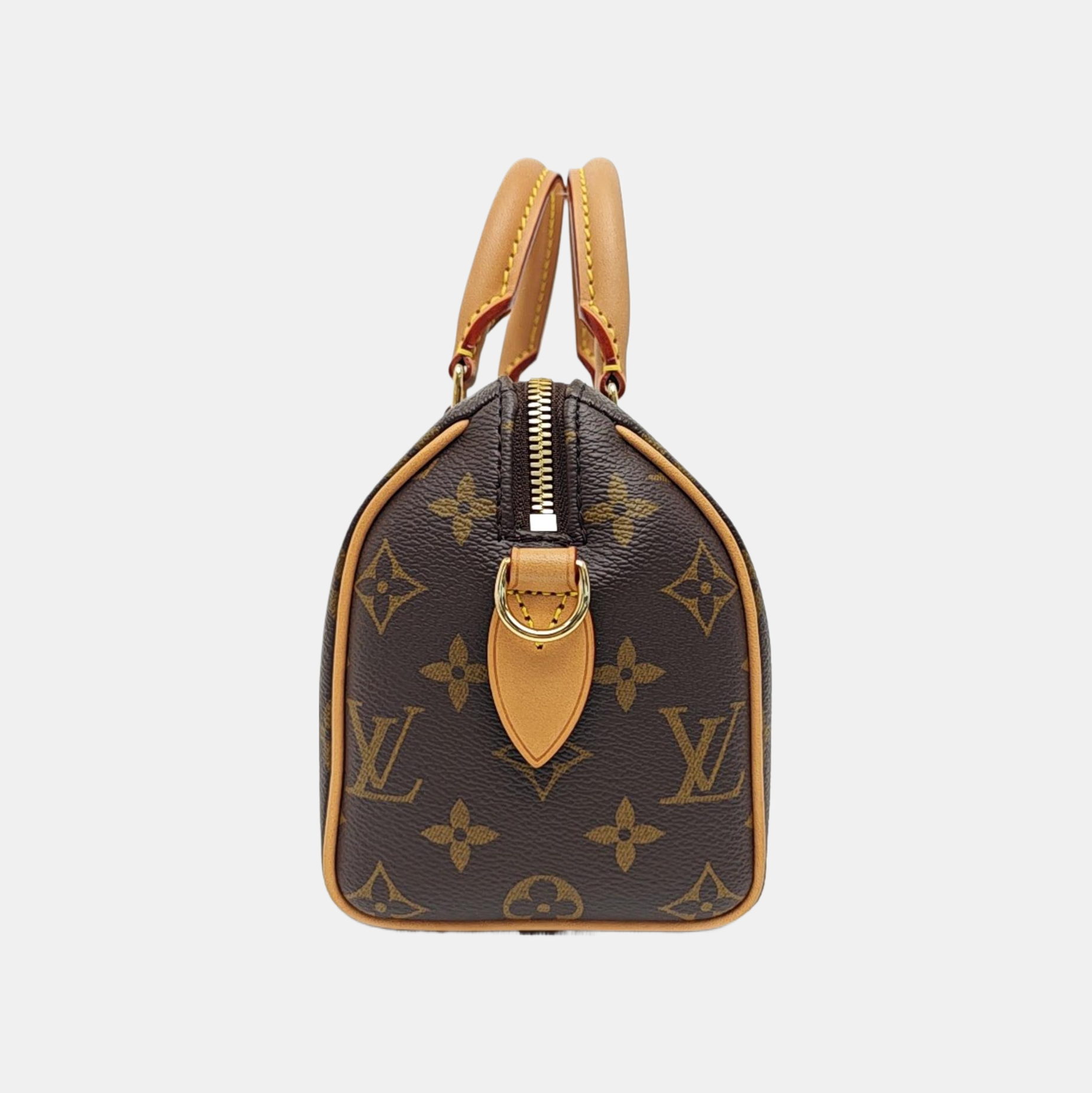 SPEEDY 20 Monogram Coated Canvas Brown