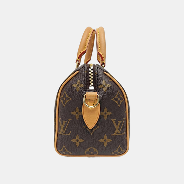 SPEEDY 20 Monogram Coated Canvas Brown
