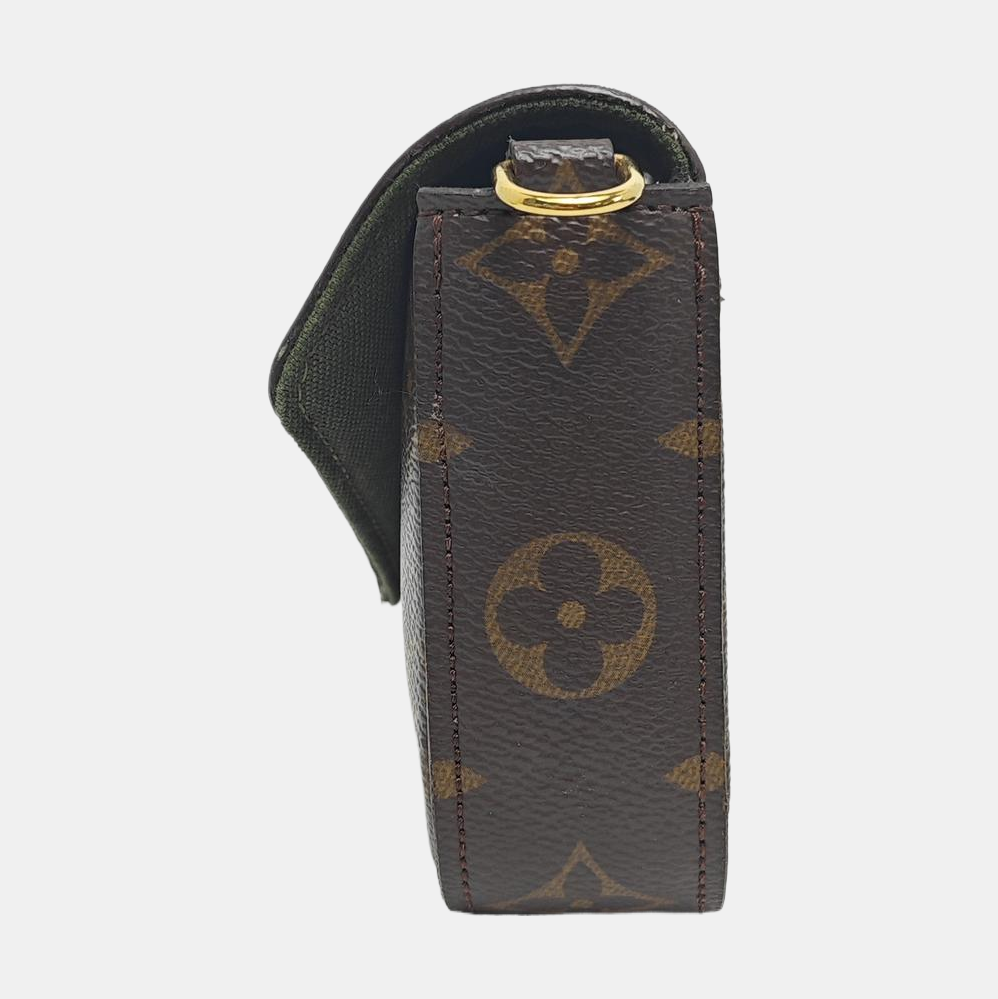 FÉLICIE Monogram Coated Canvas Brown
