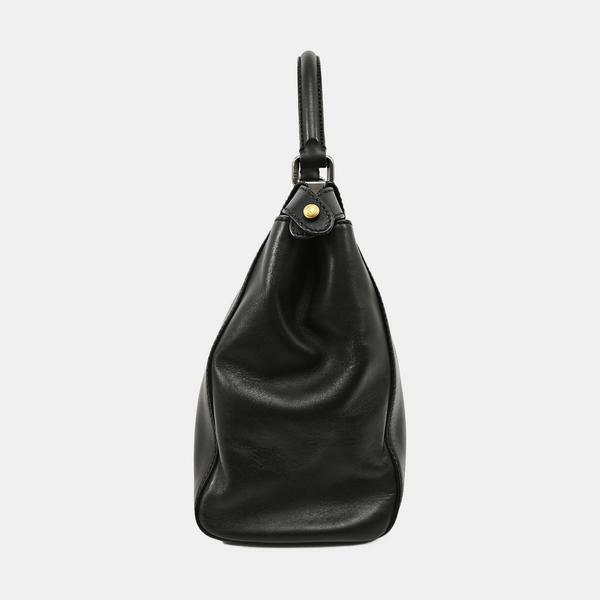 Peekaboo Medium Calfskin Black
