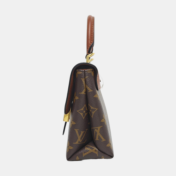 LOCKY BB Monogram Coated Canvas Brown
