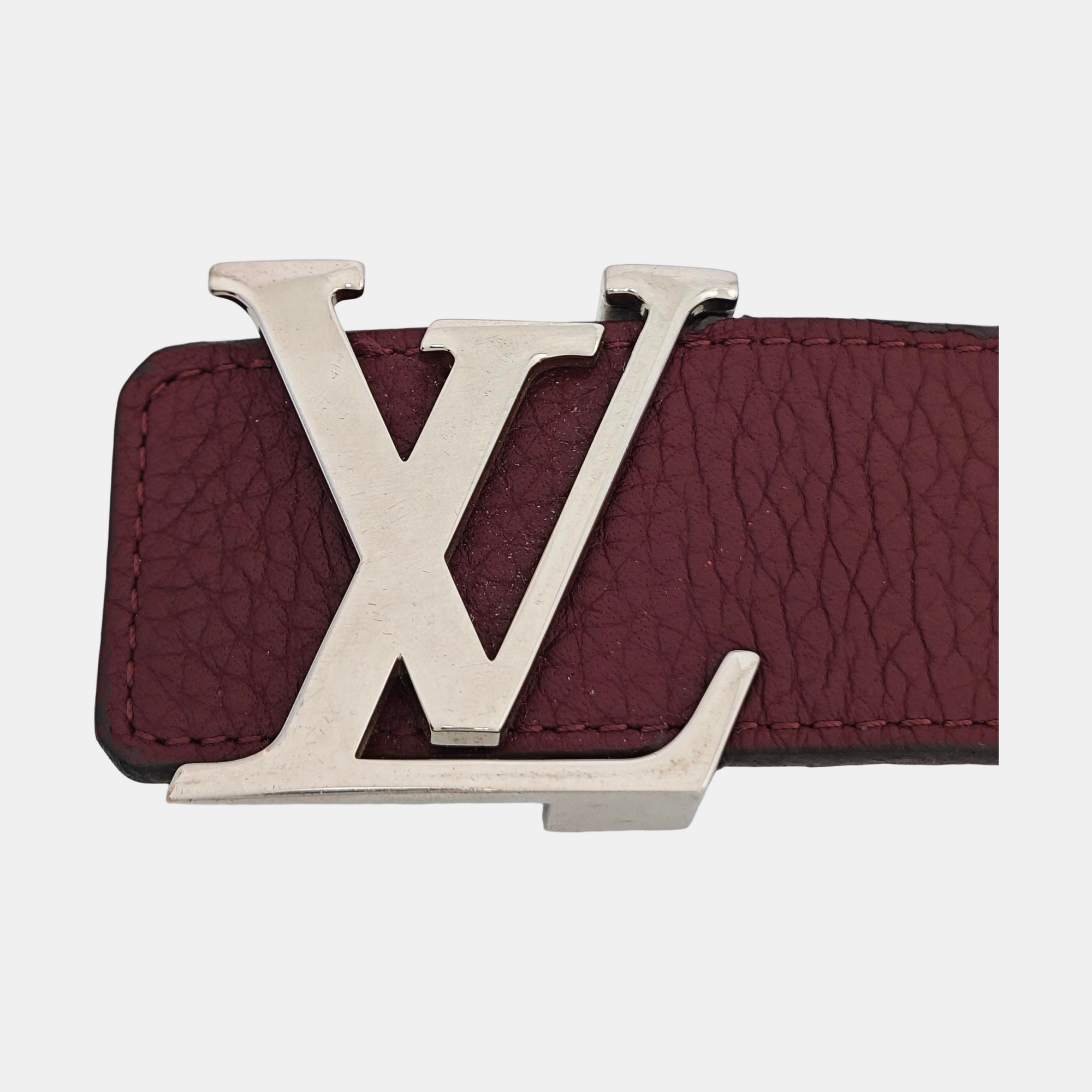 Leather Belt Red