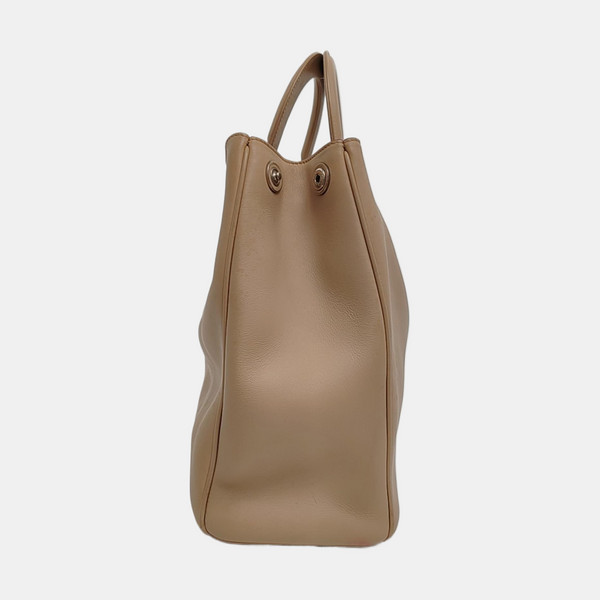 Diorissimo Large Calfskin Beige