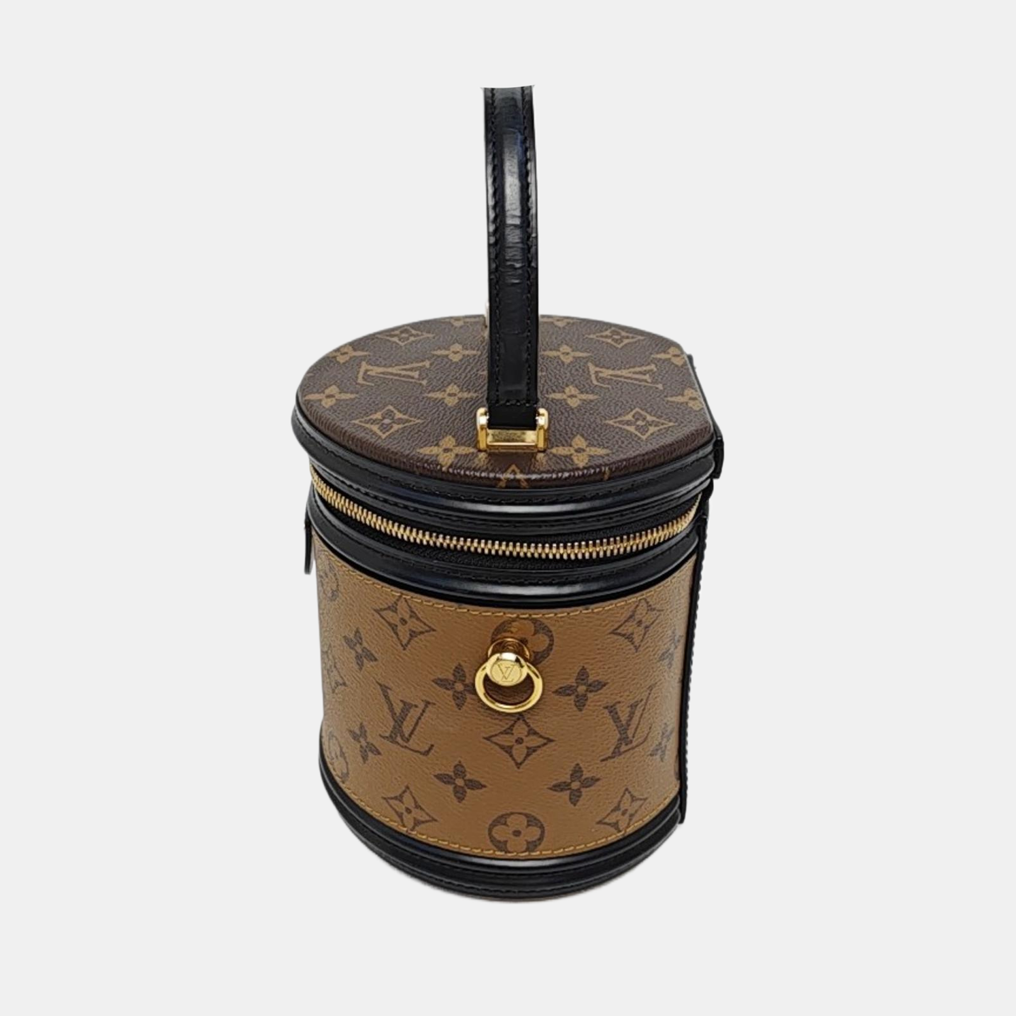 CANNES PM Monogram Coated Canvas Brown