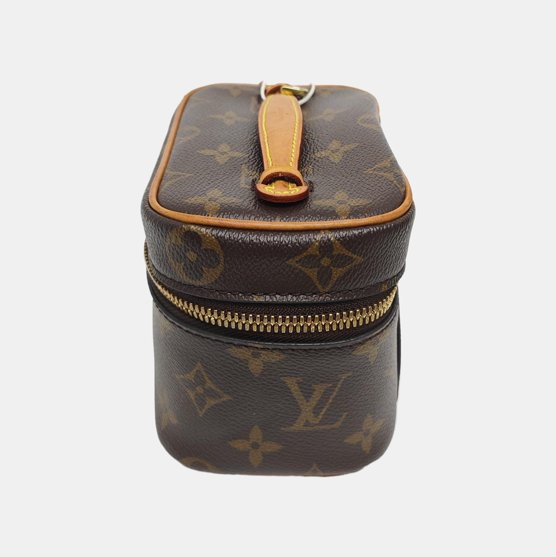 NICE Super Mini Monogram Coated Canvas Brown