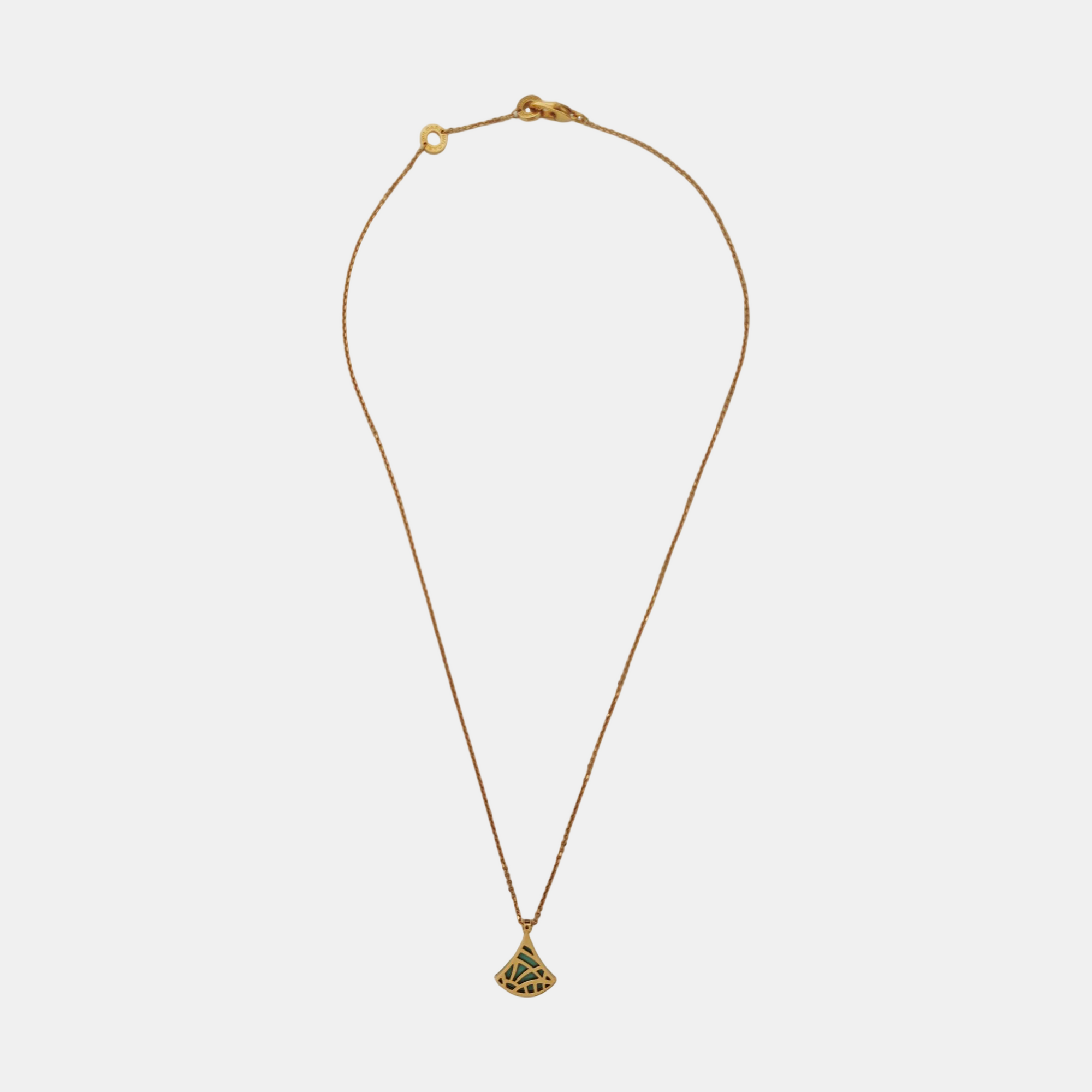 DIVAS' DREAM 18k Rose Gold Blue Necklace