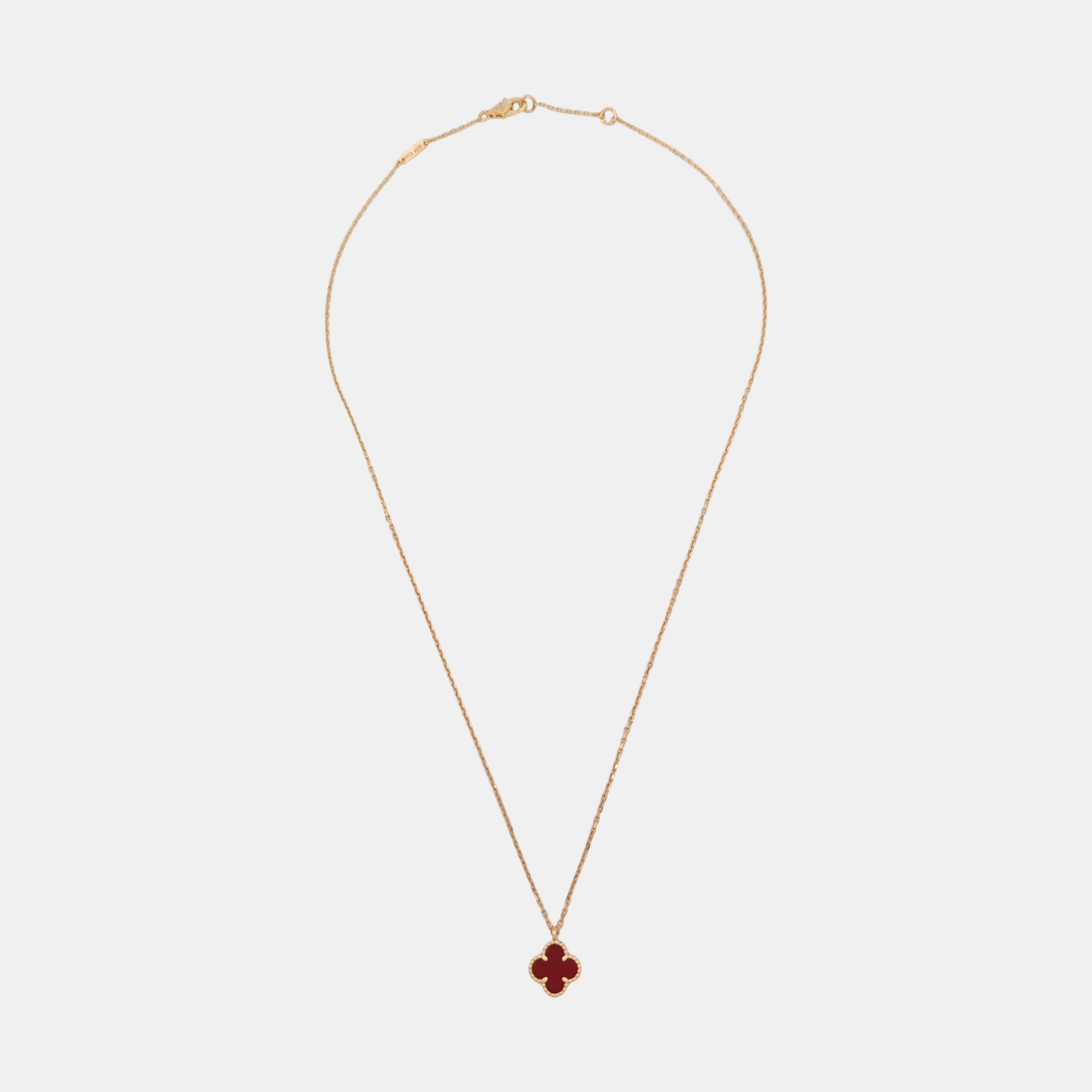 Sweet Alhambra 18k Rose Gold Necklace