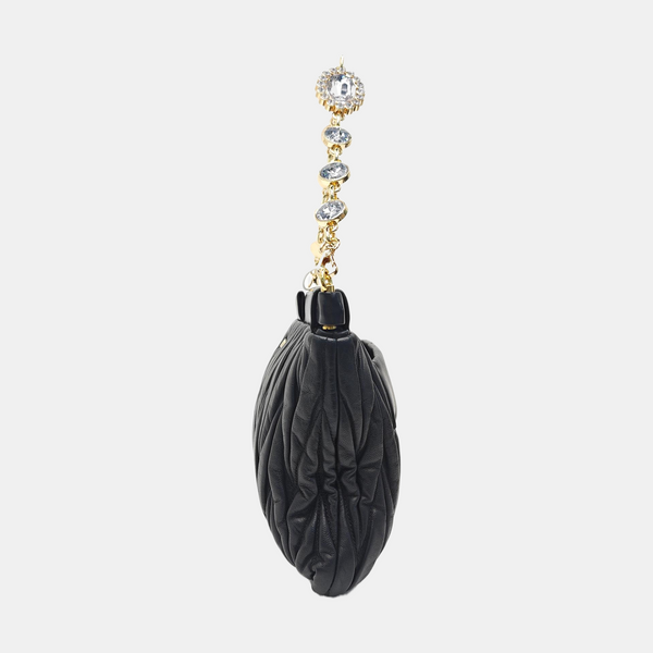 Matelassé Quilted Lambskin Black