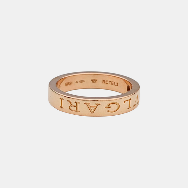 B.ZERO1 18k Rose Gold Ring EU 55