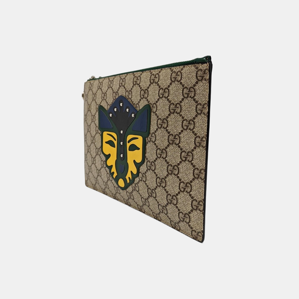 Children’s GG Bucket Monogram Coated Canvas Beige