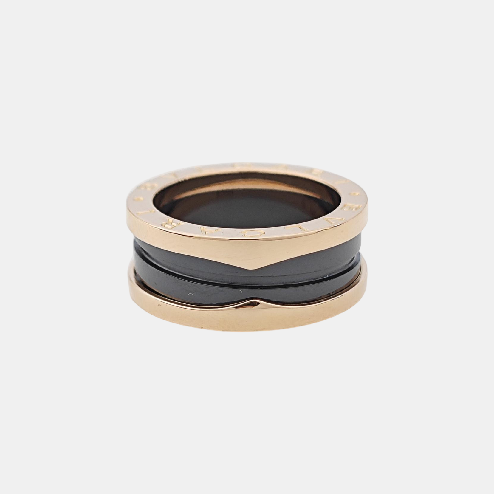 B.ZERO1 18k Rose Gold Ring EU 50