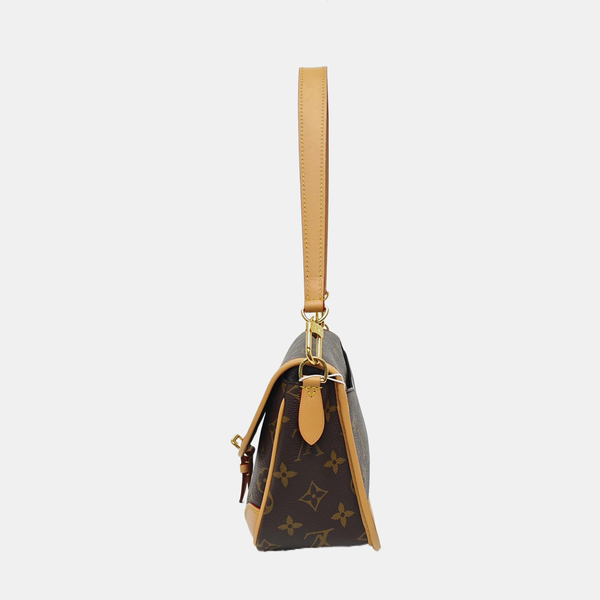 DIANE Monogram Coated Canvas Brown