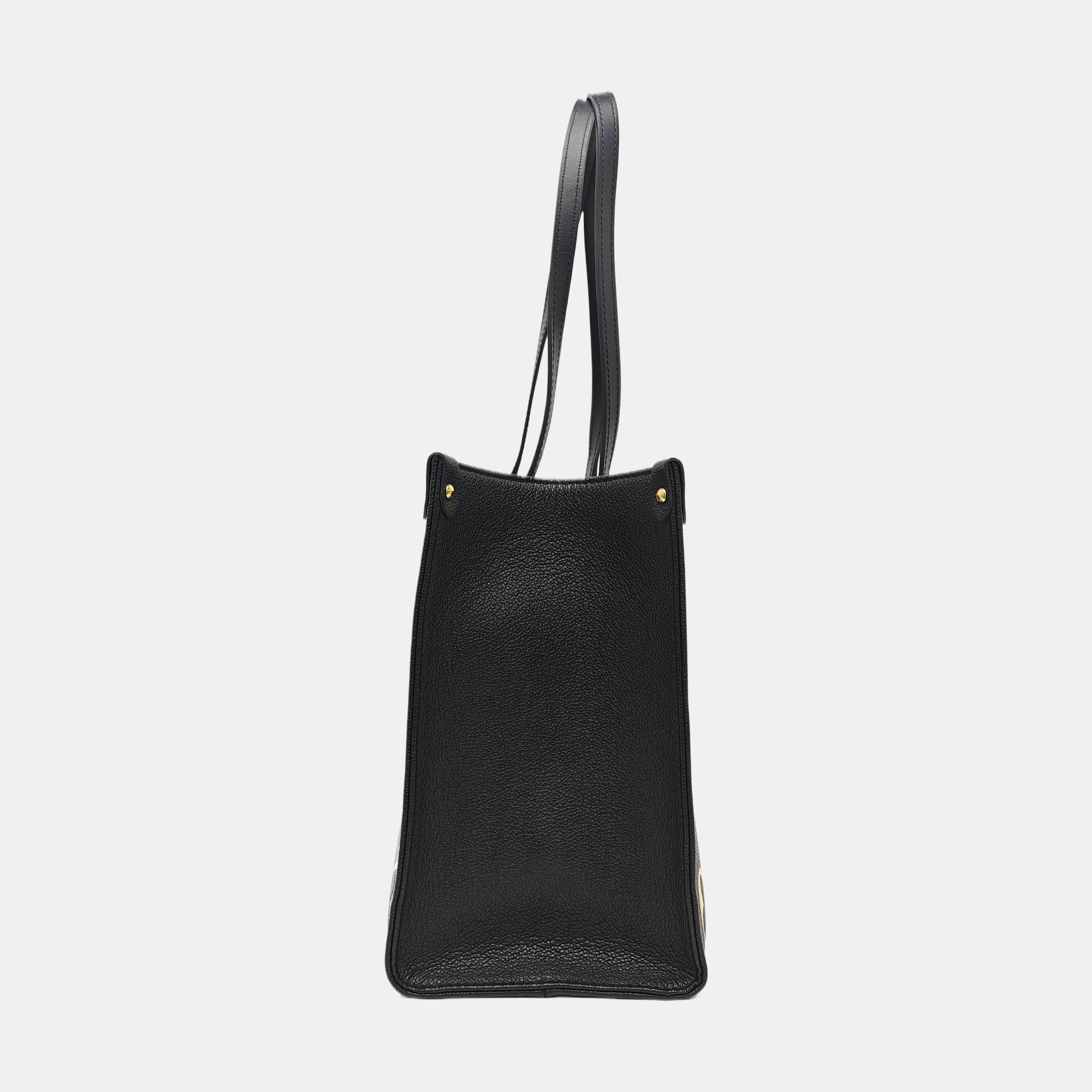 ONTHEGO MM Monogram Calfskin Black