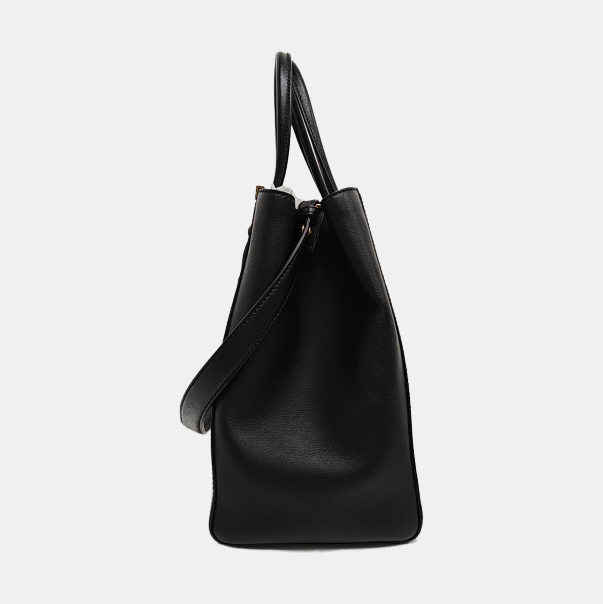 2 Jours Medium Calfskin Black