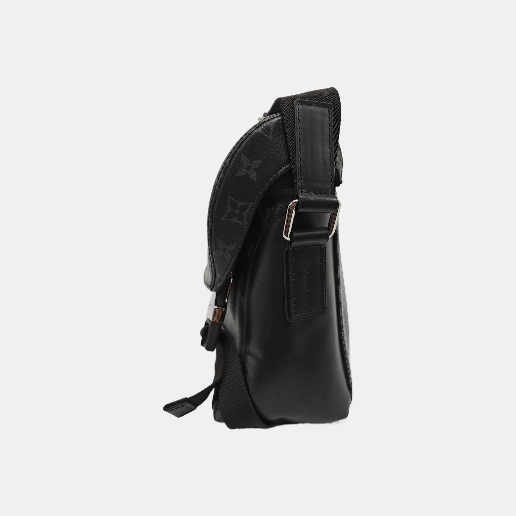 VOYAGER PM Monogram Coated Canvas Black
