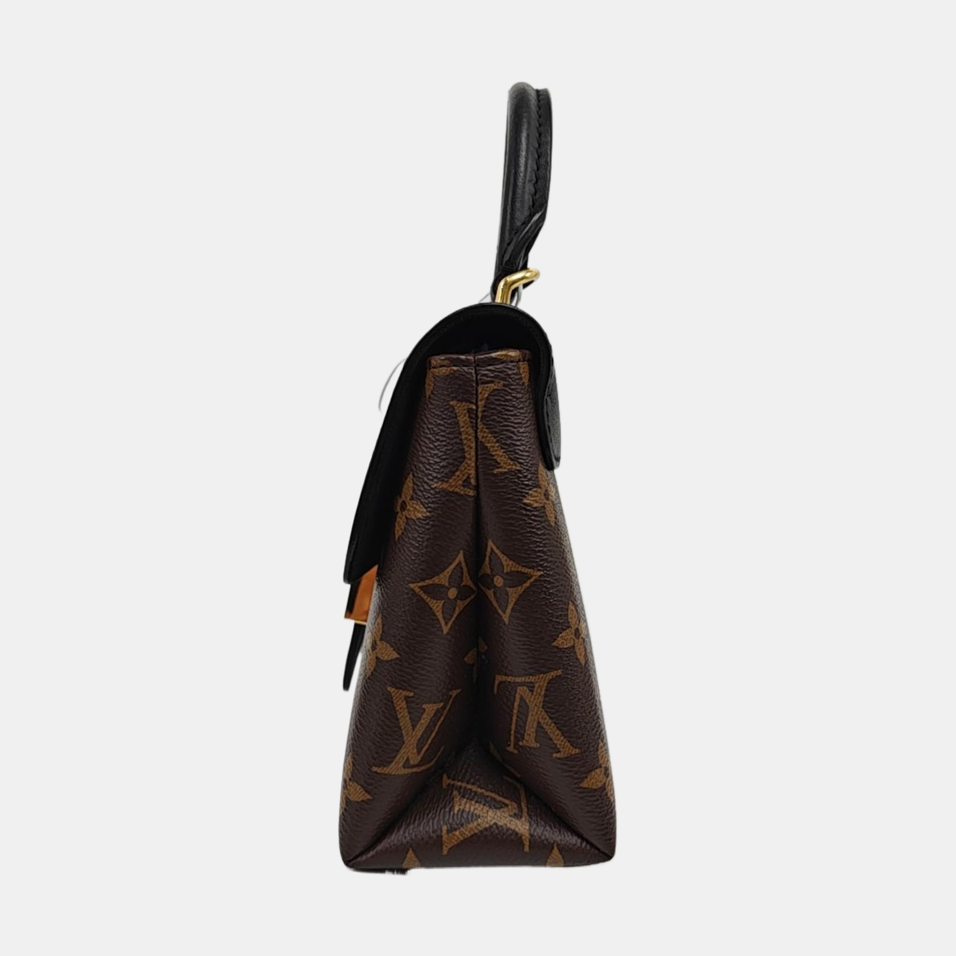 LOCKY BB Monogram Coated Canvas Brown