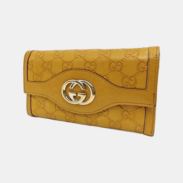 Monogram Calfskin Wallet Yellow