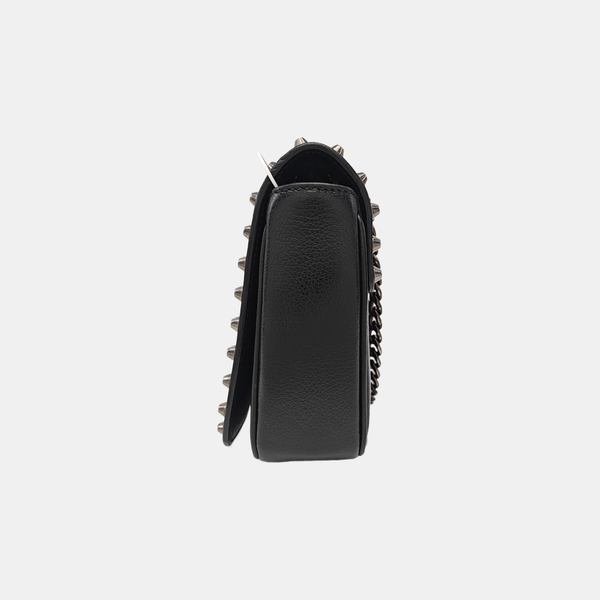 Calfskin Shoulder Bag Black