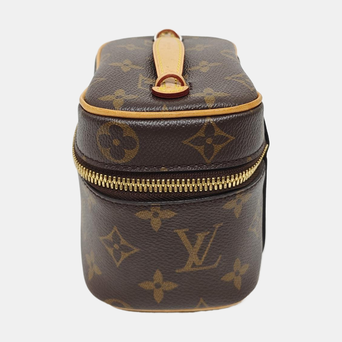 NICE Super Mini Monogram Coated Canvas Brown