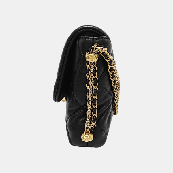 Quilted Lambskin Black