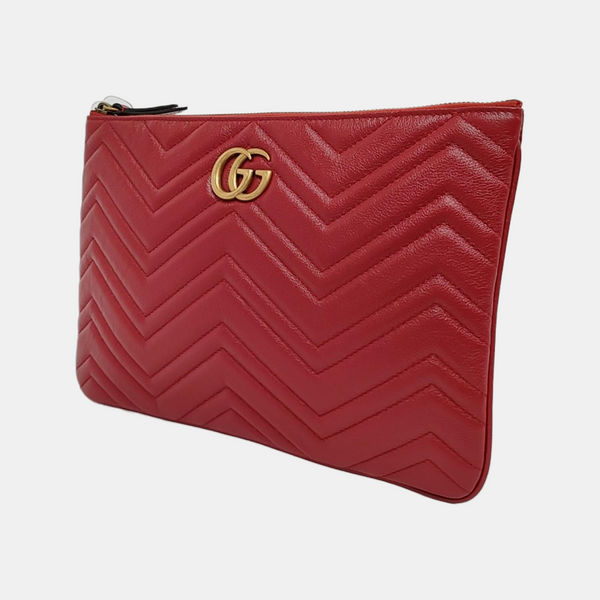 Quilted Calfskin Red