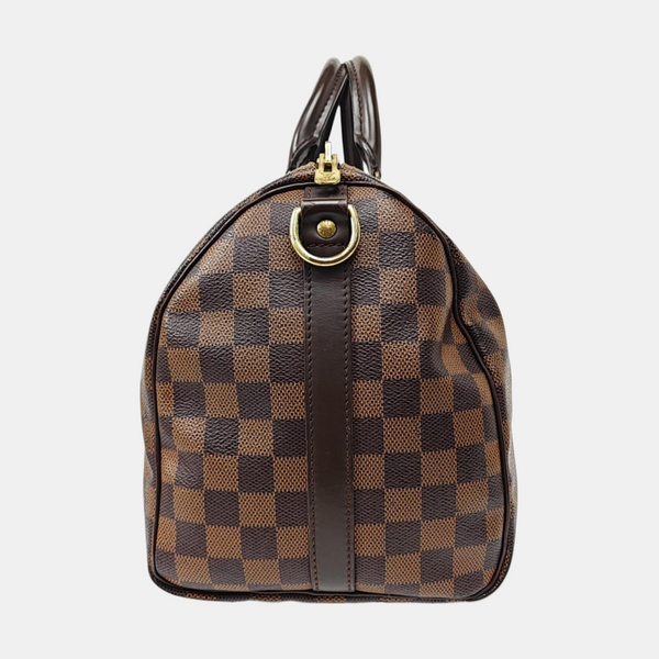 SPEEDY 30 Damier Ebene Coated Canvas Brown