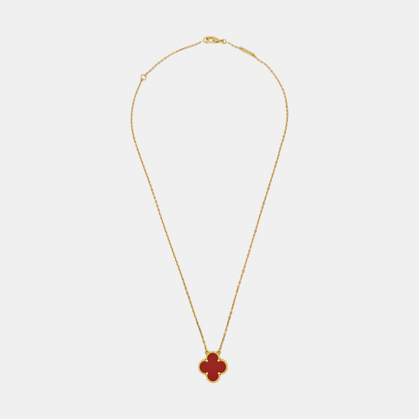 Vintage Alhambra 18k Gold Necklace