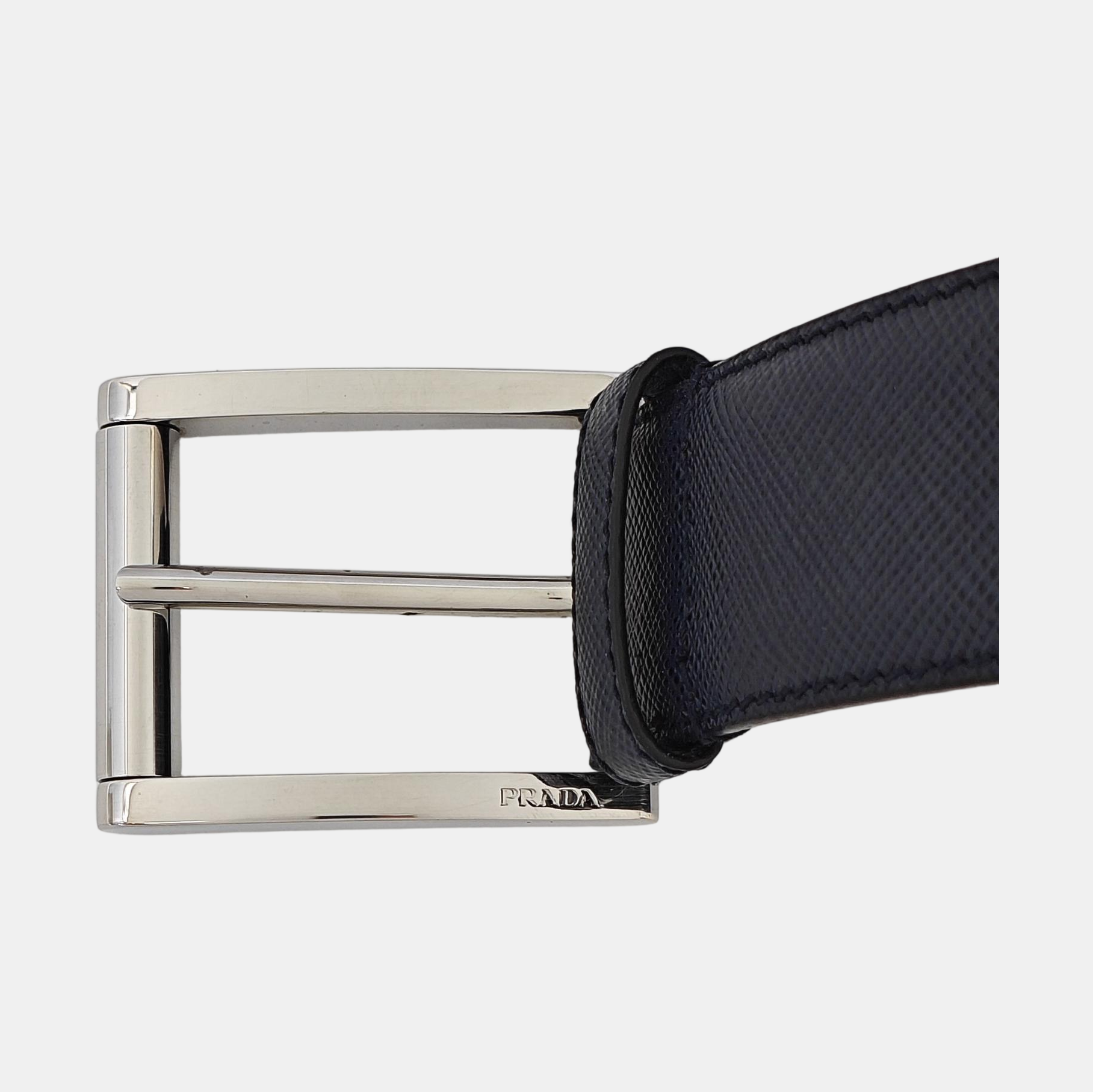 Leather Belt Blue