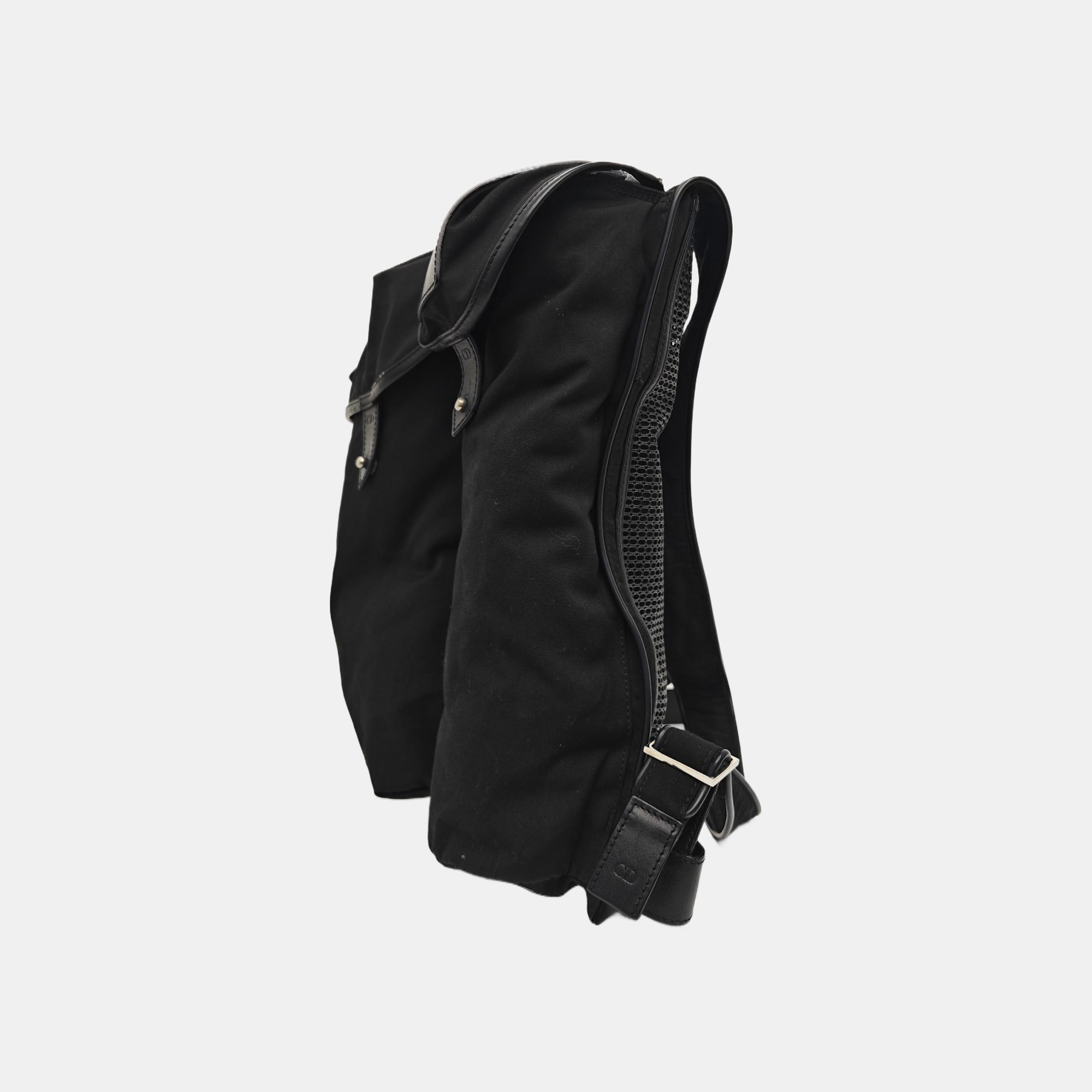 Nylon Backpack Black