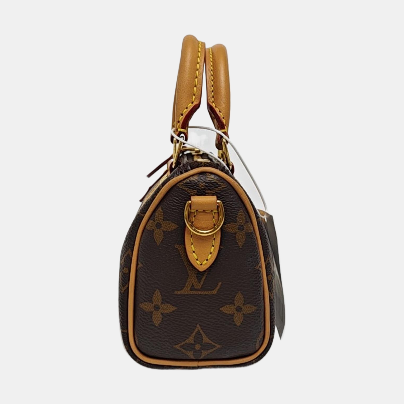 SPEEDY Nano Monogram Coated Canvas Brown