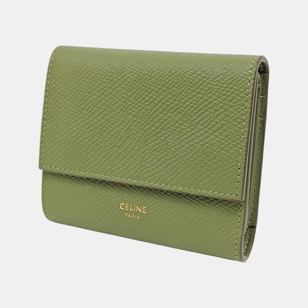 Calfskin Wallet Small Green