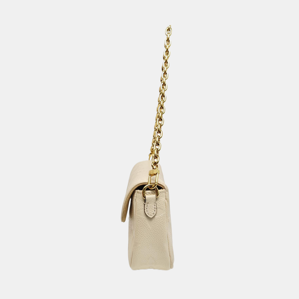 IVY Monogram Calfskin Beige