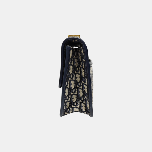 30 Montaigne Oblique Canvas Blue