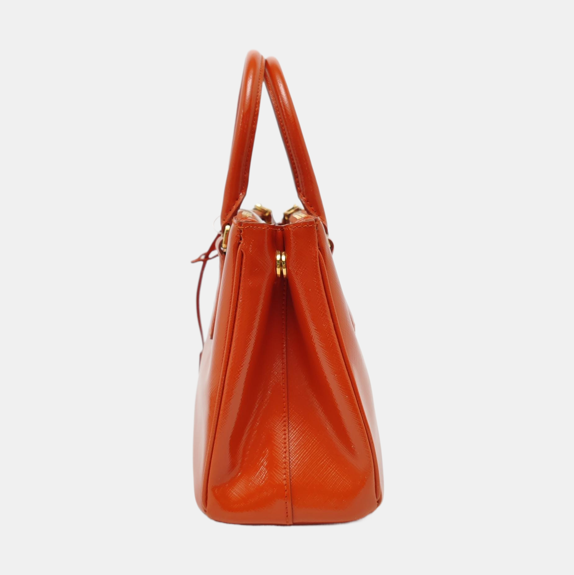 Authenticated pre-owned  Galleria Small Saffiano Calfskin Orange - Tote Bag at Looply