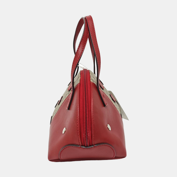 Monogram Coated Canvas Top Handle Bag Black