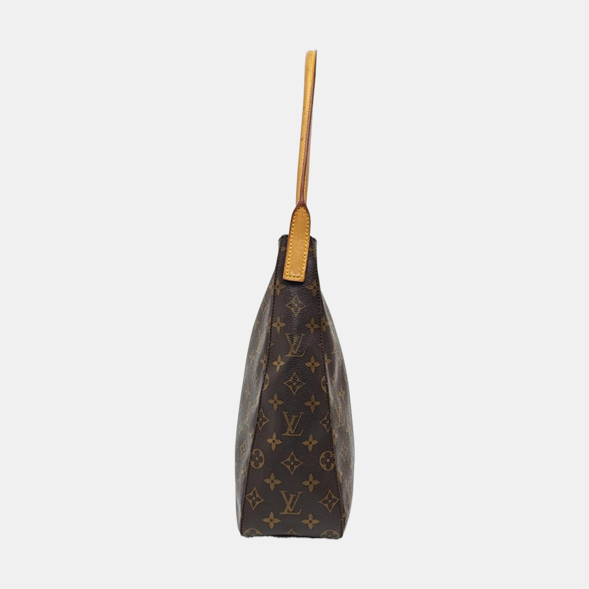 LOOPING GM Monogram Coated Canvas Brown