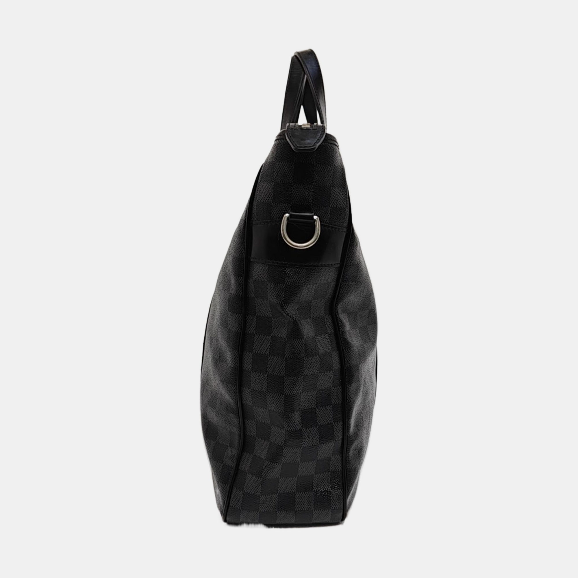 TADAO MM Damier Graphite Coated Canvas Gray
