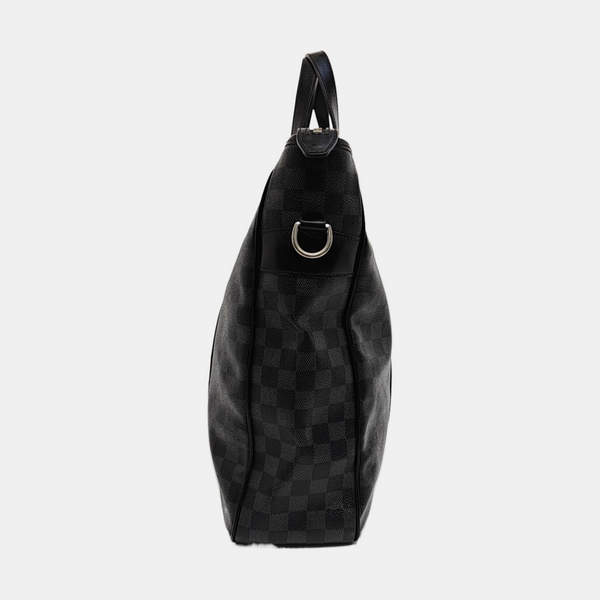 TADAO MM Damier Graphite Coated Canvas Gray