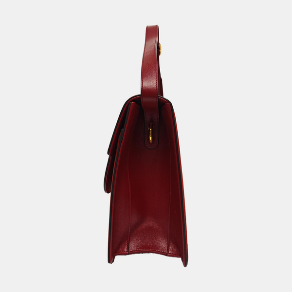 GG Ring Medium Suede Red