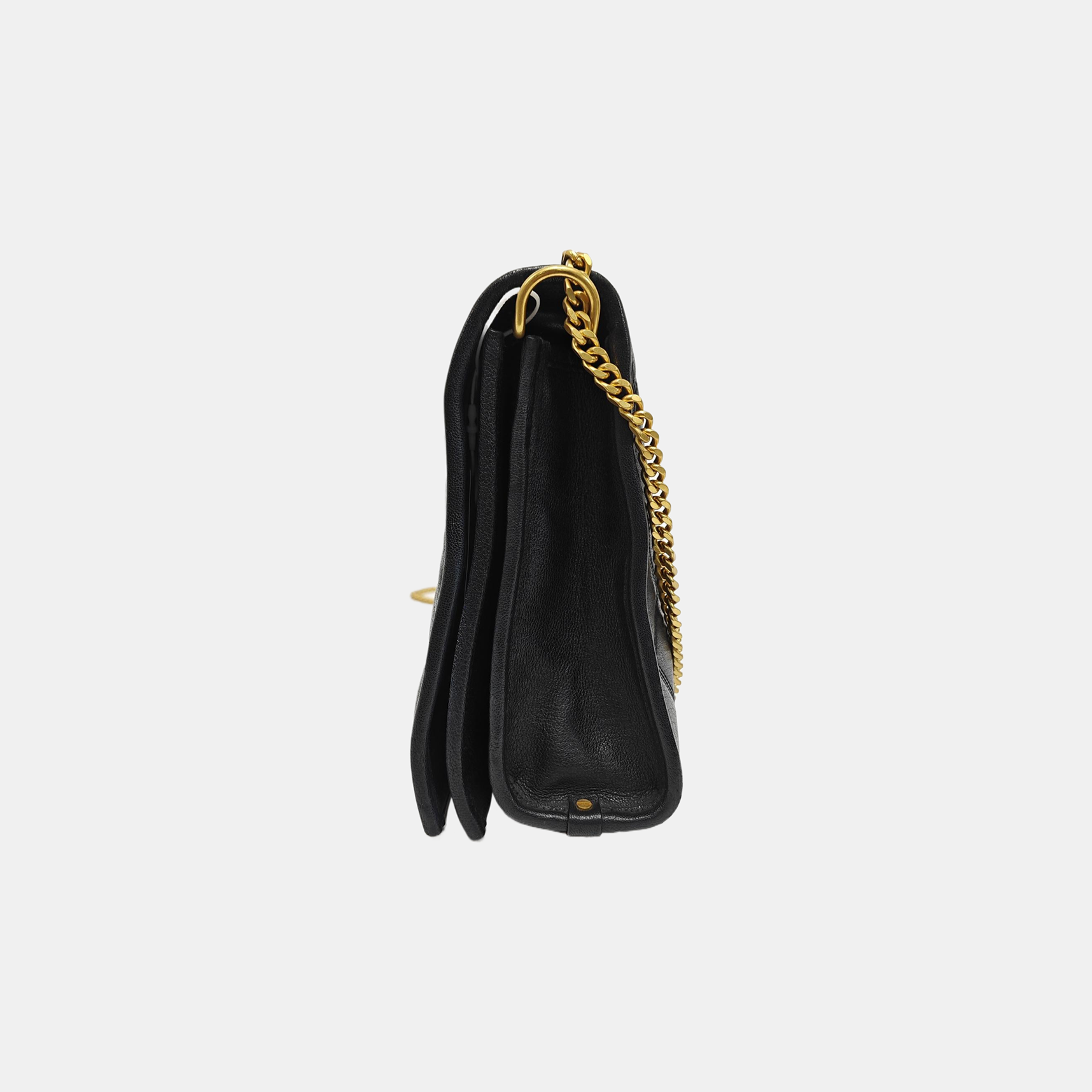 BECKY Small Quilted Lambskin Black