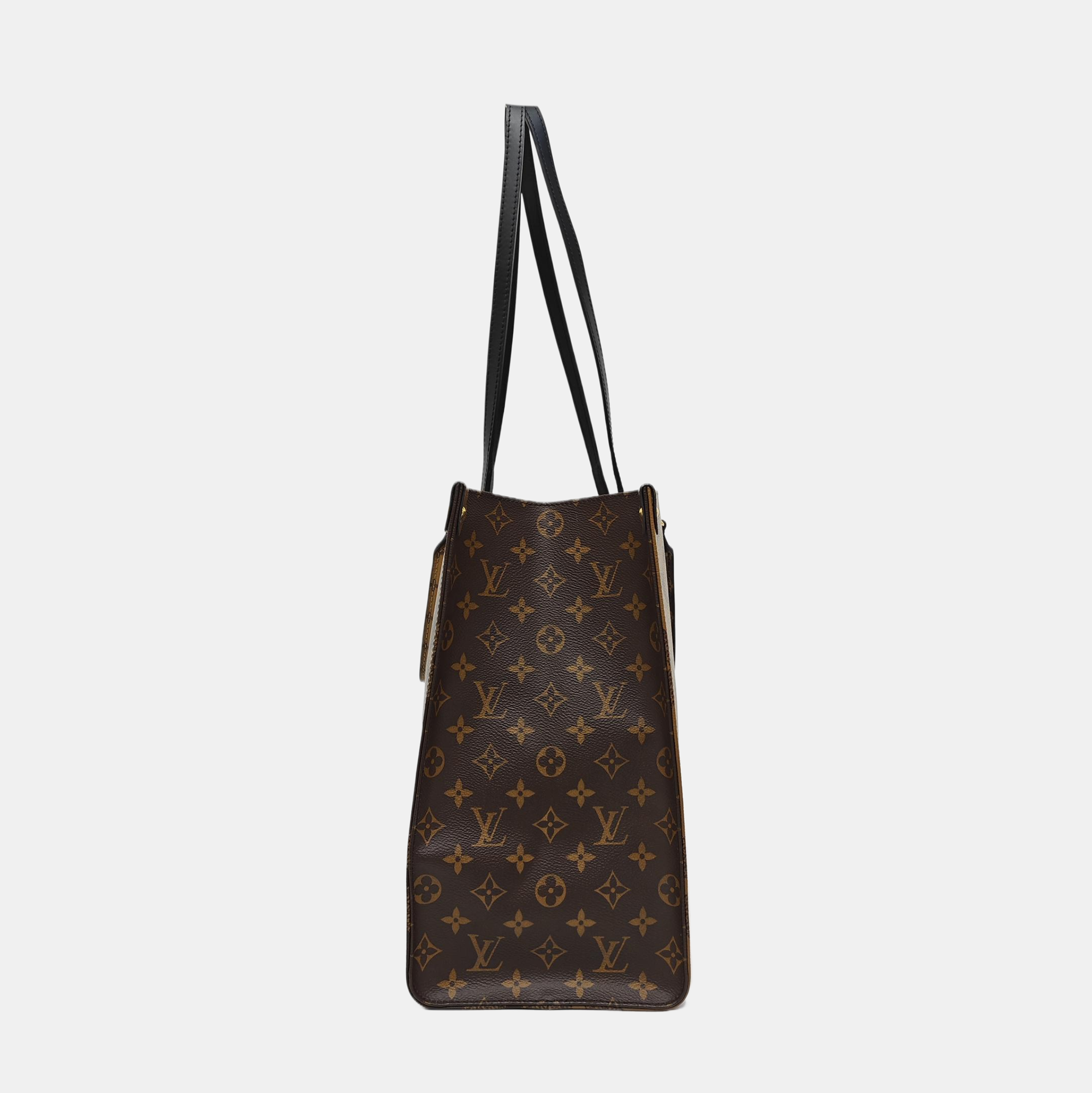 ONTHEGO GM Monogram Coated Canvas Brown