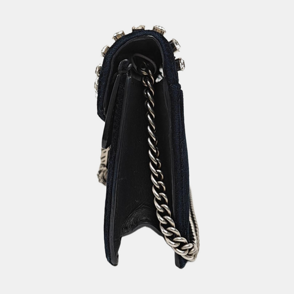 Dionysus Super Mini Velvet Black
