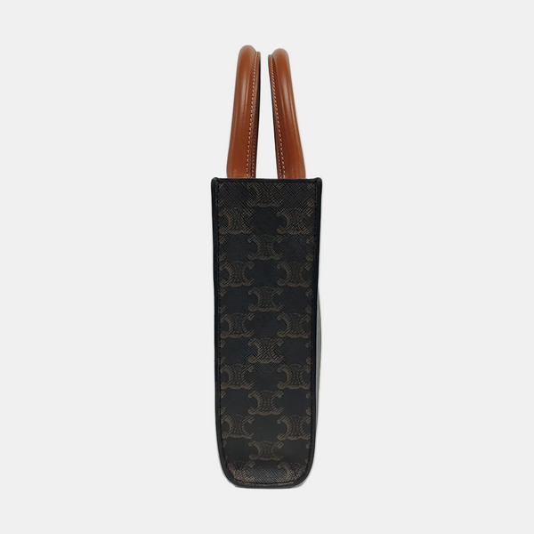 CABAS CELINE Mini Coated Canvas Brown