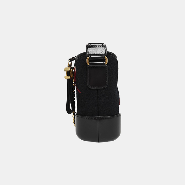 GABRIELLE Small Suede Black