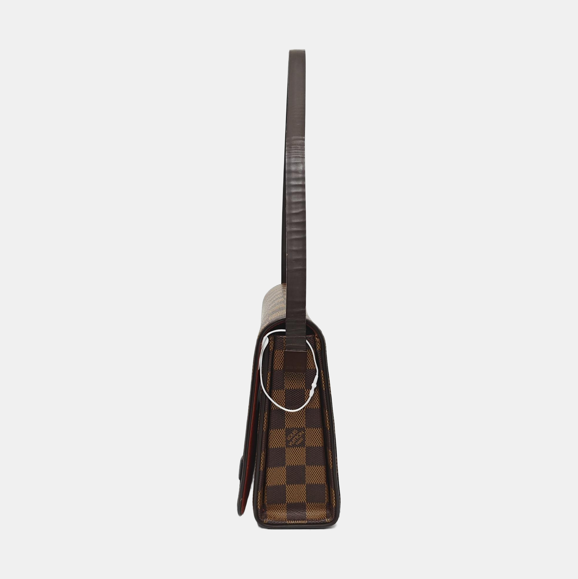 TRIBECA Damier Ebene Coated Canvas Brown