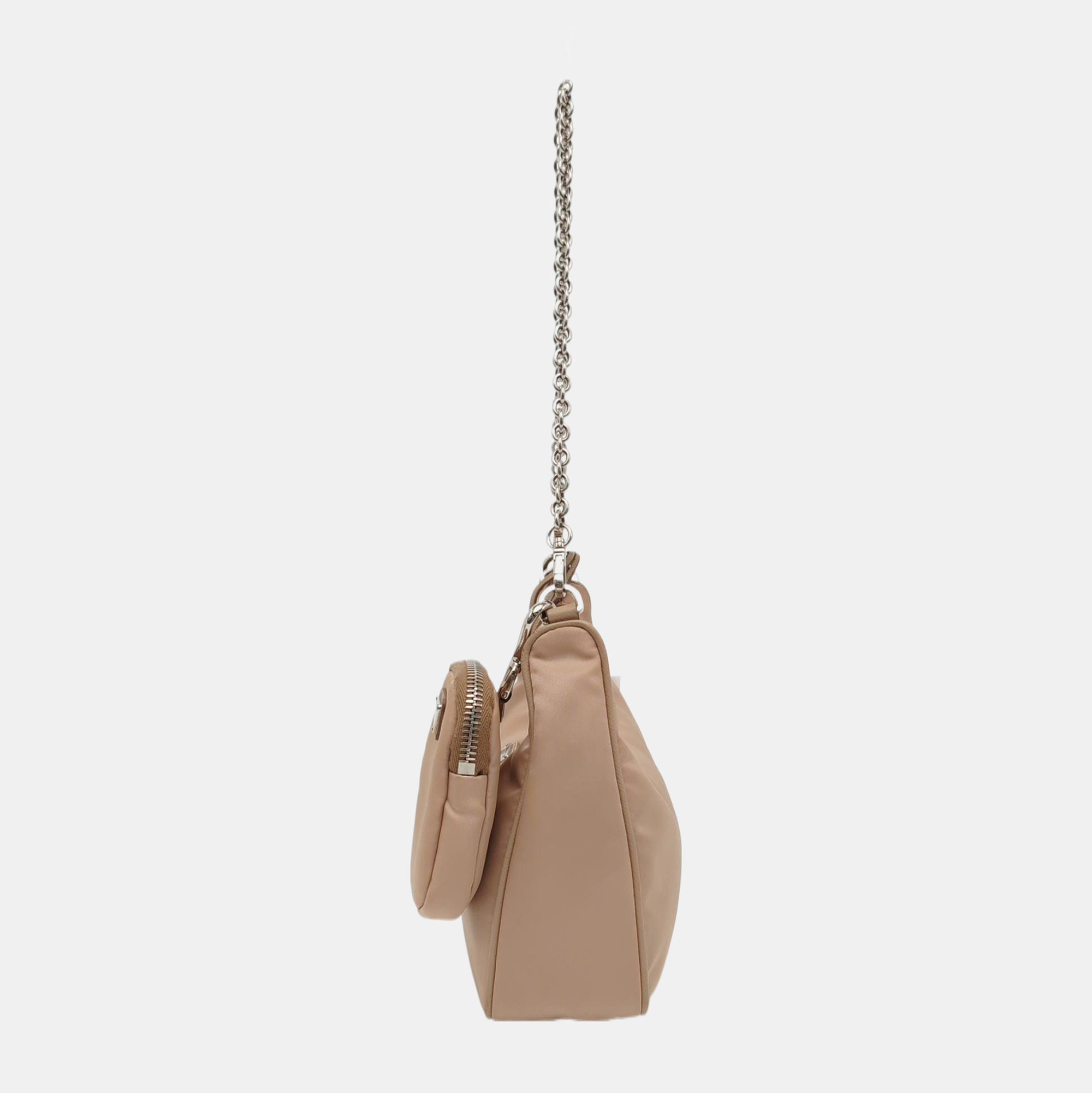 Authenticated pre-owned  Re-Edition2005 Nylon Beige - Shoulder Bag at Looply