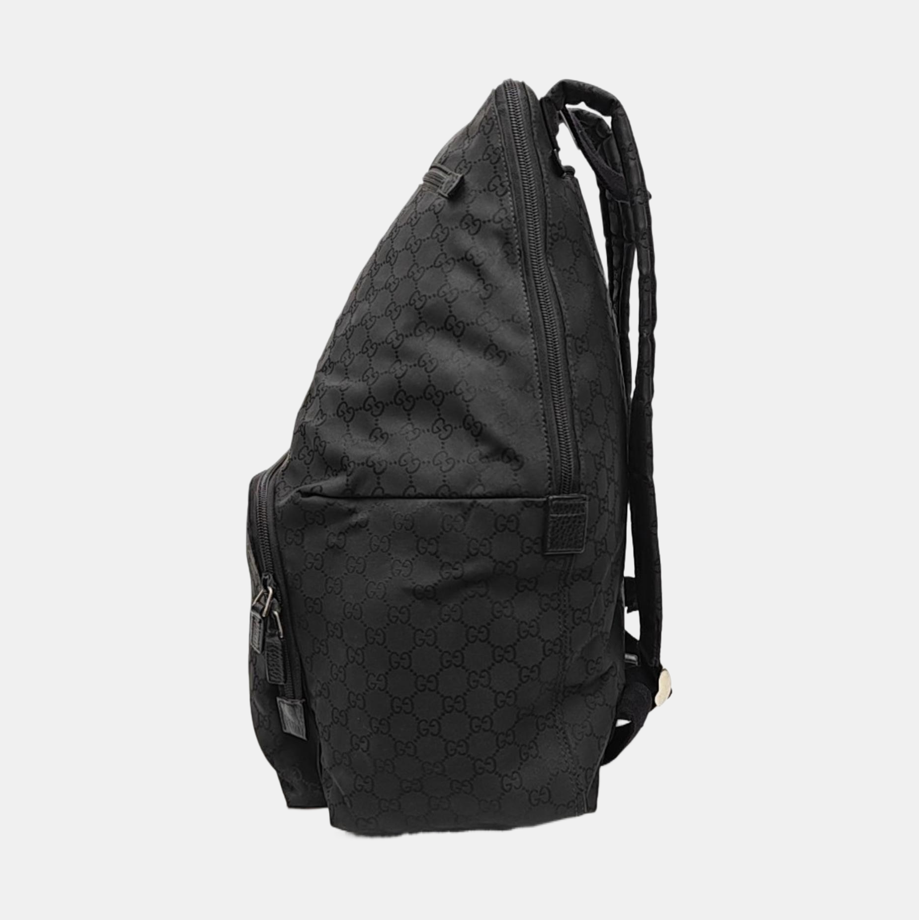 Monogram Canvas Backpack Black