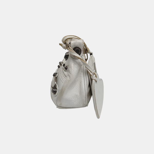 Le Cagole Mini Lambskin White