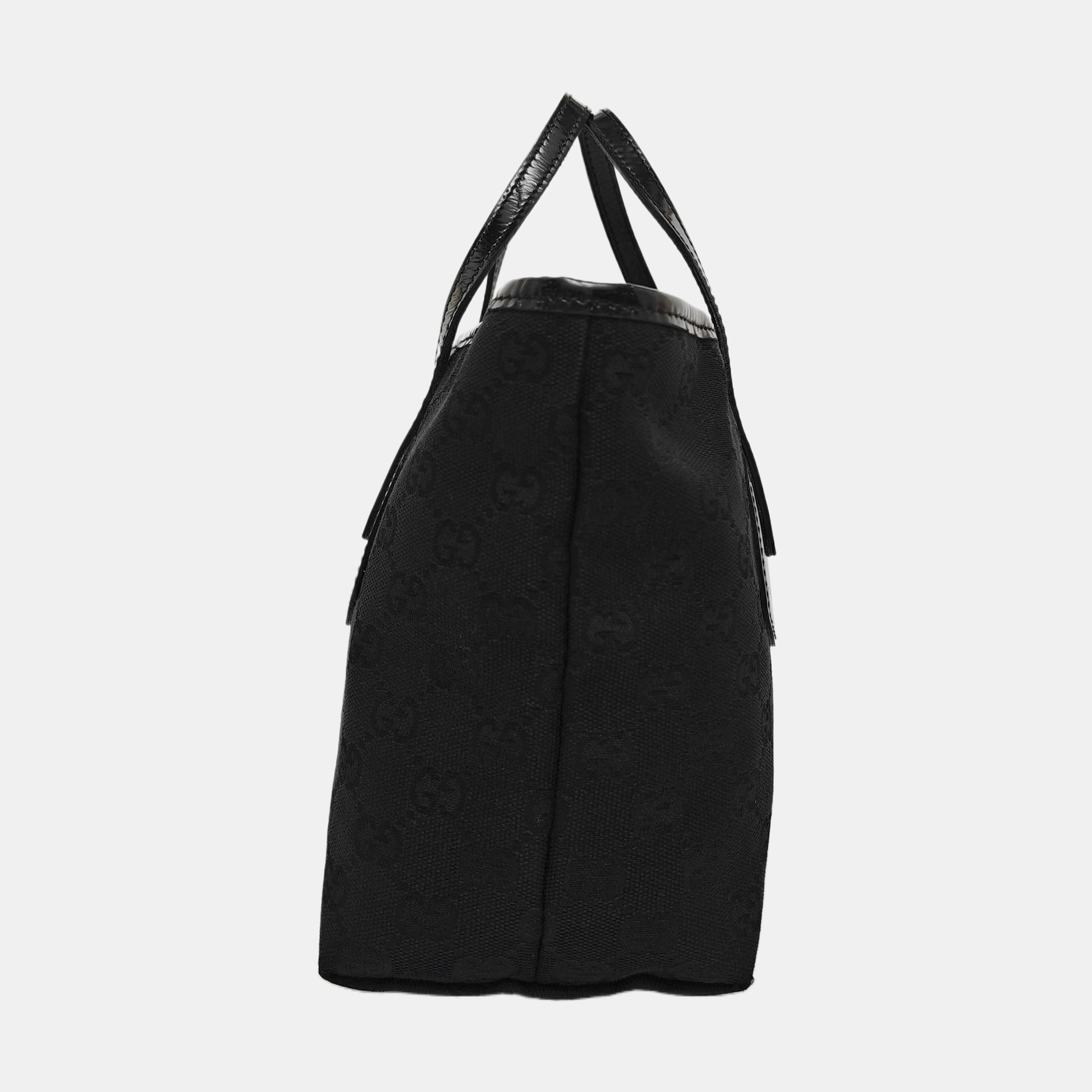Monogram Canvas Top Handle Bag Black