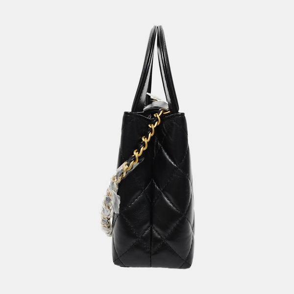 KELLY Mini Quilted Lambskin Black